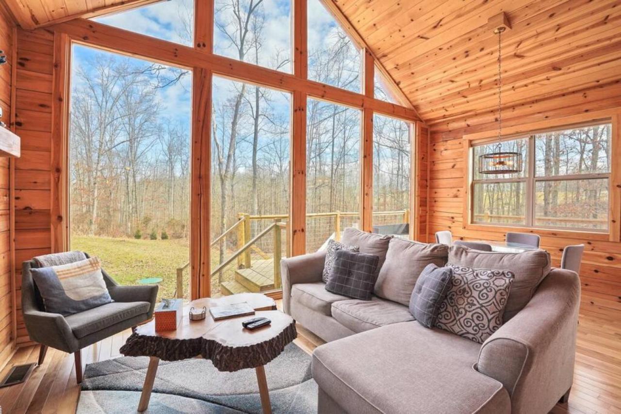 Fern Haven A Modern Take On Hocking Hills Cabins Stella Esterno foto